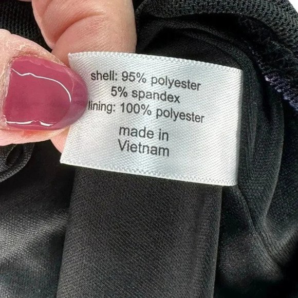 Lane Bryant Mesh Black Red Floral Top Shirt Ruching Sheer Sleeves Sz 30/32 NEW - Picture 9 of 9